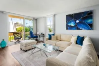 2-bedroom apartment in wonderful Redondo Beach with WiFi, pool, jacuzzi, gym, - ห้องครัว