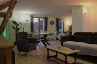 Spacious apartment with magnificent view and terrace, on the 1st floor of a villa.