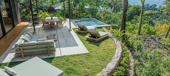 Villa Koa: Luxe Hillside Escape with Ocean Views 卡門住宿飯店