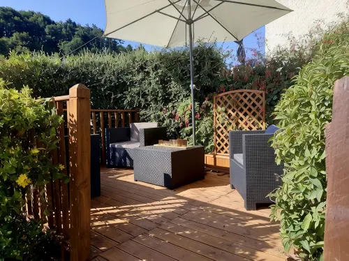 Dog friendly detached Nancecliff Cottage-enclosed garden & ocean view-Cornwall - 4-Star