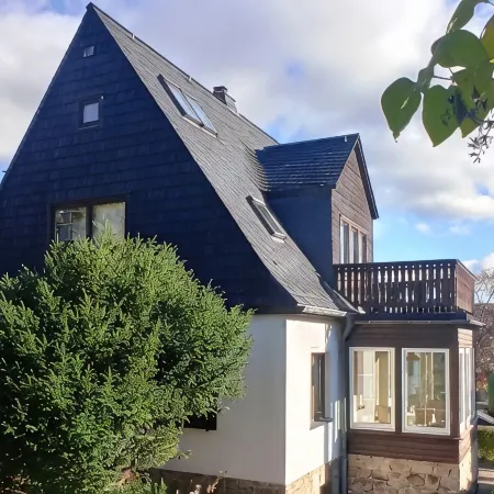 Ferienhaus mit Großem Garten in der Altstadt von Schwarzenberg