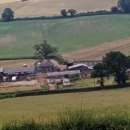 Family farm, in beautiful Devon countryside, 4 miles from Lyme Regis.