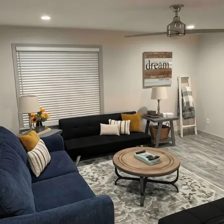 DOUBLE DOWN SUITE : Unit A       Casino Retreat & Pickleball court