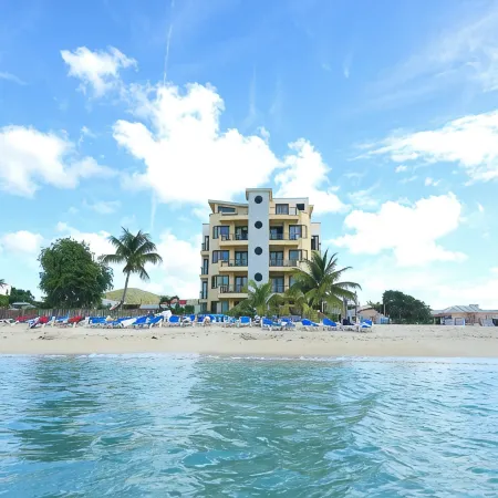 Oceanfront Condo with breathtaking views and private beach access.