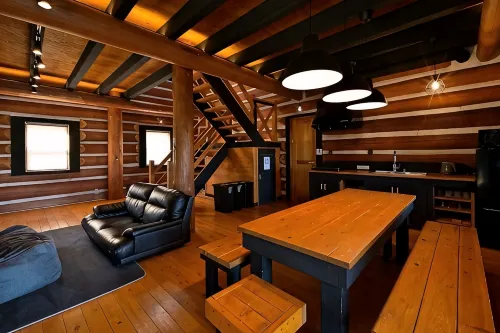 Log House at Shima - baignoire