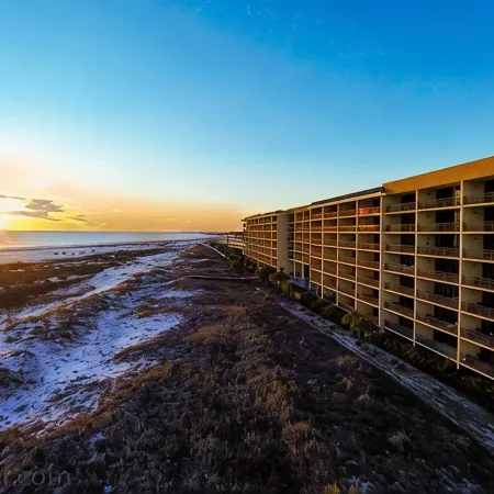 Top Floor with Penthouse Views! Beachfront- 2 Bdrm-2 Bath, 2 Pools and Hot Tub!