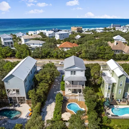 30A |Walk to Beach |Gulf Views |Private Pool |4BR