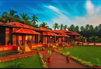 Pushkar Cottages Murdeshwar Hotels near Sharavati back waters