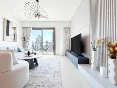 Burj Crown Luxurious 2Bedroom Balcony Hotel a 