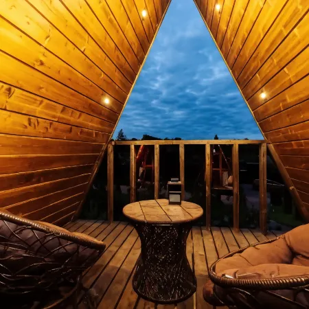 Рай в Шалаше в Коробицыно Гостевой Дом Отели в г. Выборгский район