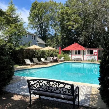 Newly Updated Bungalow with Pool! Walk to Beach, Shops & Train! New Photos Soon!