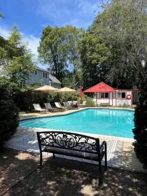 Newly Updated Bungalow with Pool! Walk to Beach, Shops & Train! New Photos Soon!