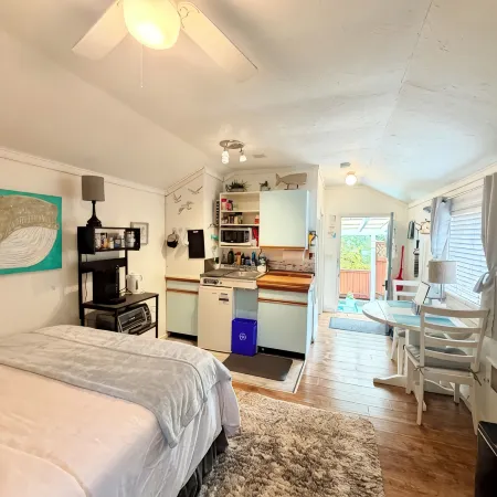 Oceanfront Studio Suite:Ocean Access, Boardwalk, Dock, BBQ, Kayaks & Crab Traps!