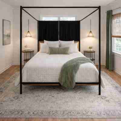 Chic Central Cottage- Wood Floors, Fireplace, Hospital/Vsu Firepit, Pet Friendly Rooms
