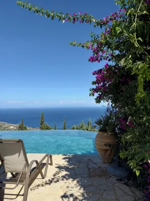 Spectacular Villa Antonio in Old Skala with Panoramic Sea and Mountain Views - Villas