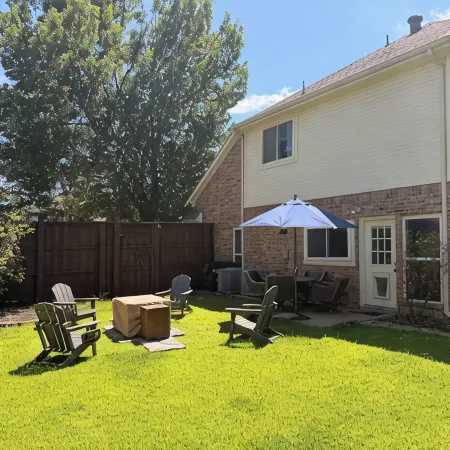 Home away from home with big private fenced backyard