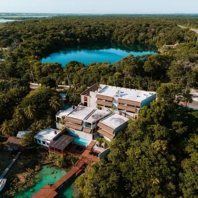 Hotel Amainah Bacalar Adults Only Hotels near Cenote Azul