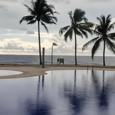 Sabah Beach Villas & Suites Hotels near Karambunai beach view, Sabah.