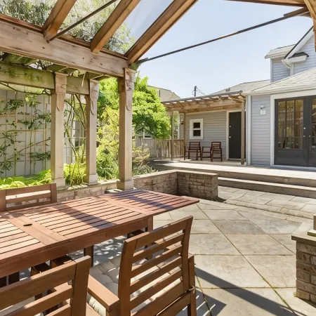 Spacious retreat with outdoor dining, patios and views