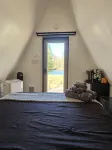 Glamp in this Cozy Tiny A-Frame Cabin: Electricity, Heating, AC, Wi-Fi & Hot Tub - Boutique