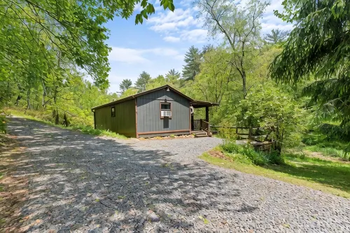 Creekside Vibes - 1 Bedroom Cozy Cabin w/ Outdoor Fire Pit + Pet Friendly! - Chalets