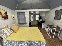 Star glazing Tiny house off grid peaceful Stone Mountain State Park and Fire pit Hotels in Traphill