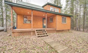 Barnum Cabin on 30 Acres w/ Soo Line Trail Access!