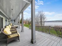 Lakefront 6BR Retreat with Private Dock, Huge Deck & Epic Seneca Views Hotels in Starkey
