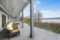Lakefront 6BR Retreat with Private Dock, Huge Deck & Epic Seneca Views