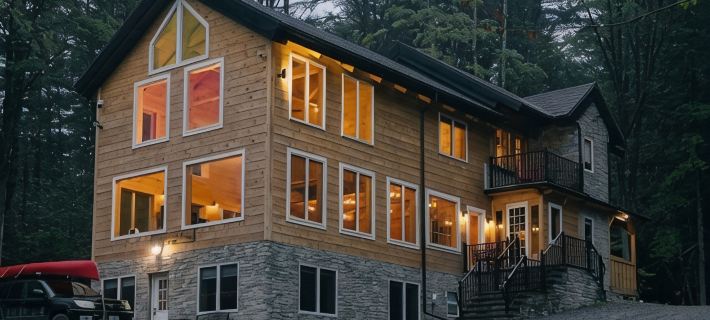 Spacious 7-bedroom cabin in charming Grafton with fitness room, sauna & hot tub Hotels in Windham County