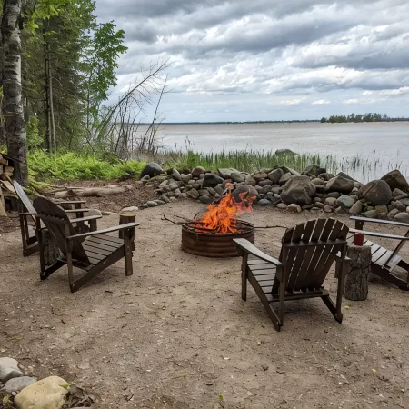 Private lakefront cabin on beautiful Munuscong Bay
