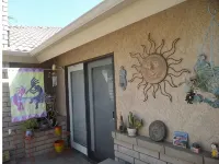 One Bdrm, private bathroom, kitchenette, laundry facilities & gated patio.