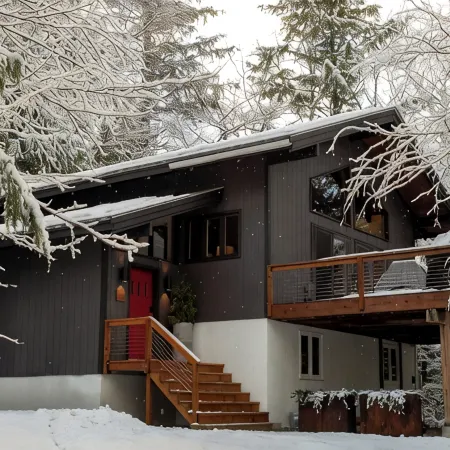 Modern Mountain Chalet Near Storyland & Summer Fun