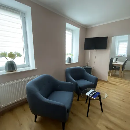 Beautiful three room apartment. Bright, stylish, cozy Отели в г. Борна