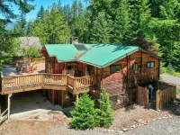 Lovely cedar log cabin in Greenwater minutes to Mount Rainier - 4-Sterne