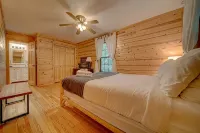 私人兩卧室小木屋度假屋，壁爐、露台+火坑 - 2星級
