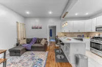 Modern 2BHK - 15 mins bus ride to Time Square, NYC - キッチン
