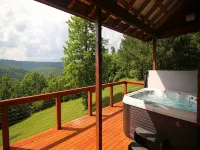 Hot Tub, Patio, and Fire Pit - Cooper's Ozark Cabin - Chalets