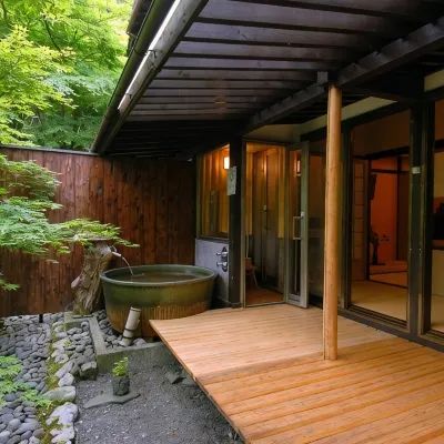 Momijiya Bekkan Kawa No Iori Hotels near Takao