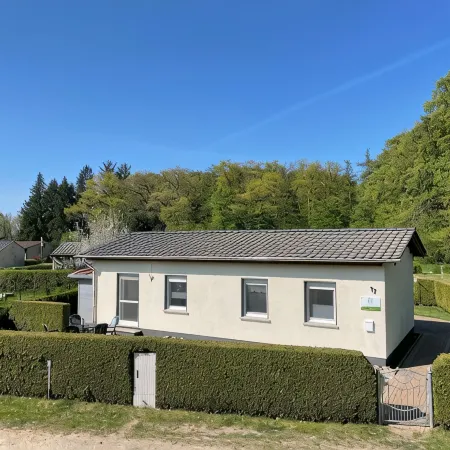 Holiday house on separate grounds directly at the nature park Mecklenburg Switzerland