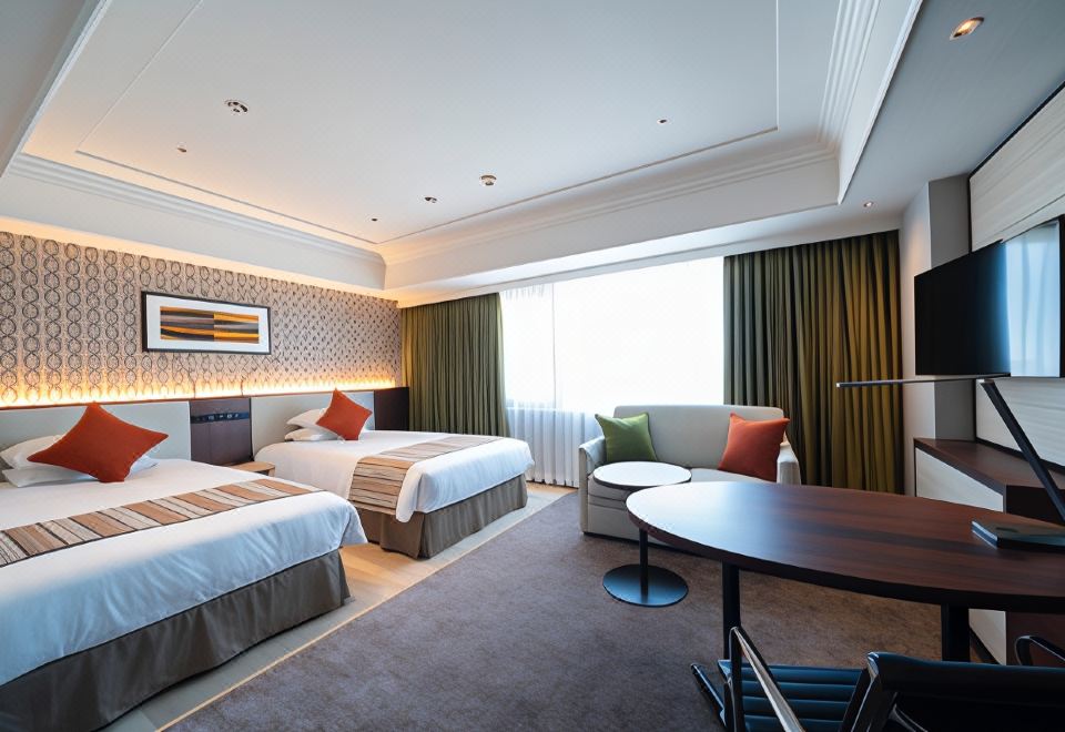 호텔 객실 내부 모습 이미지