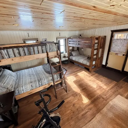 Riverfront cabin, on a secluded section of the Middle Branch, Pere Marquette