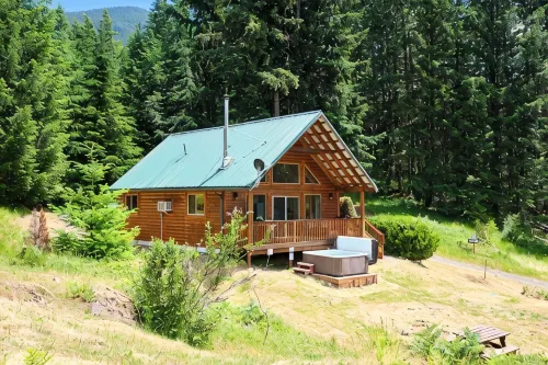 Mountain View Cabin, Hot Tub at White Pass Resort, Mt. Rainier