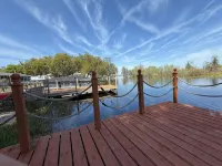 The Bamboo house on the lake