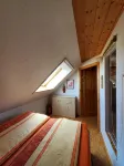 idyllic, sunny apartment at the natural swimming pond and with a fireplace - balcony