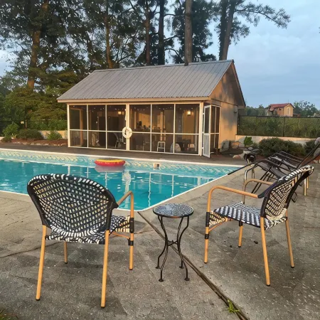 Private Oasis w/Pool, Kayaks, Dock, and Stocked Bass Waiting to be Caught!