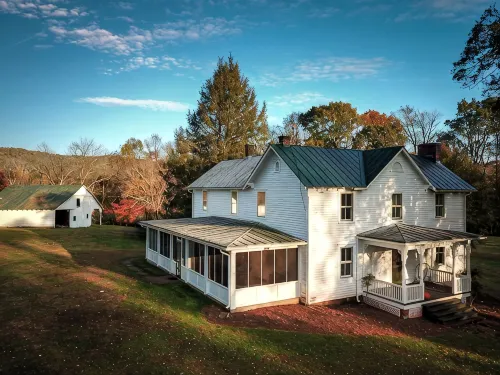 A quiet, lovely old farm on a beautiful piece of land near Shenandoah Park