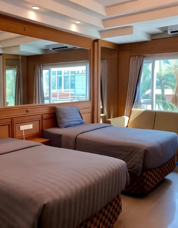 ห้องดีลักซ์พร้อมวิวทิวทัศน์(เตียงคิงไซส์)