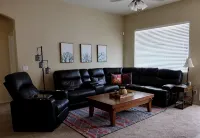 Relax with Sonoran Nature Preserve views plus bike trails & several golf courses