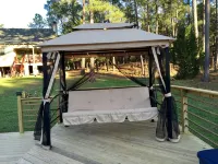 Angeltom Cabin & RV:20 Acre Woods - >16 pip + Jacuzzi + treehouse + UTV + 2ponds - 4성급